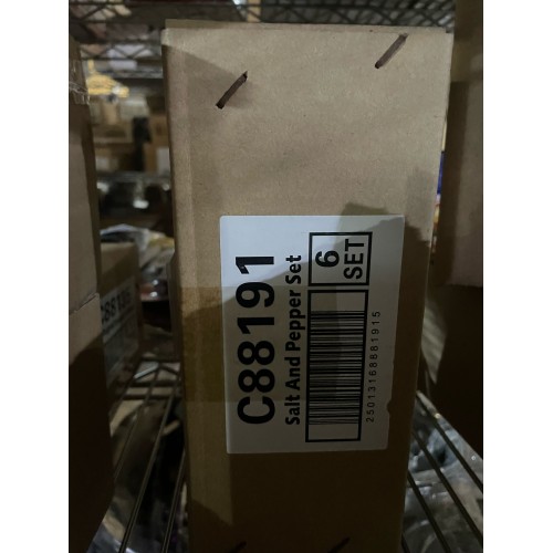 C88191 ZODIAC SALT AND PEPPER SET 6 SET