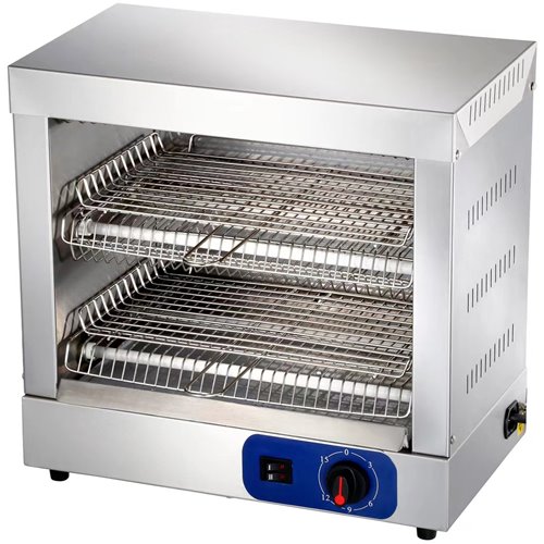 Commercial Quartz Salamander Toaster oven Double 490x260x370mm 3kW | Stalwart DA-MHQ300