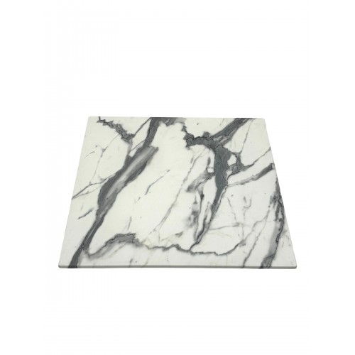 Romeo White Marble Effect Square...