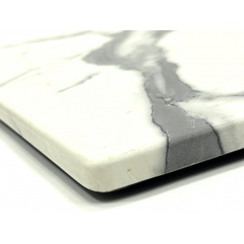 Romeo White Marble Effect Square...