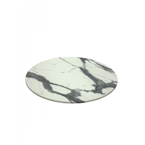 Romeo White Marble Round Table Tops –...