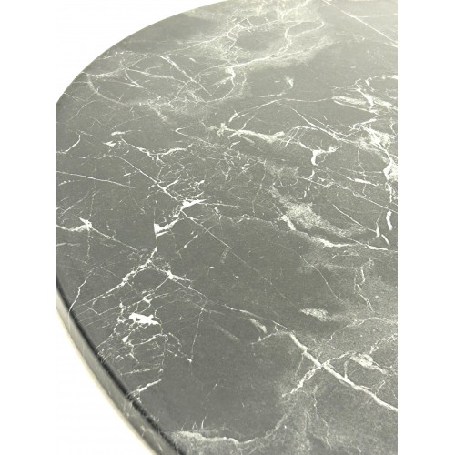 Round Alcantara Black Table Tops – 70...