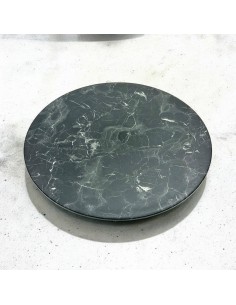 Round Alcantara Black Table...