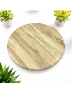 Round Wood Effect Table...