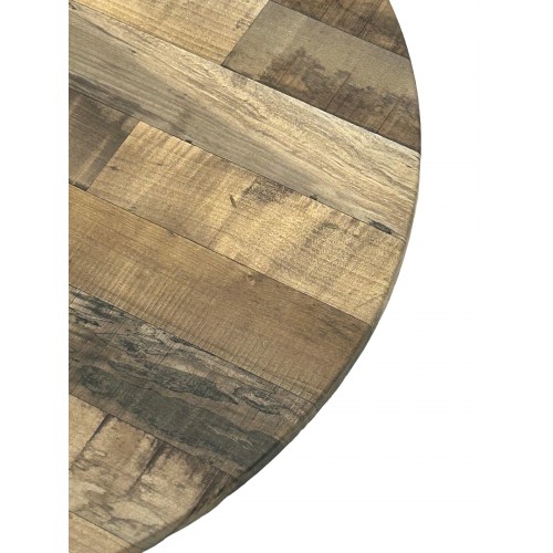 Rustic Maple Effect Round Table Tops...