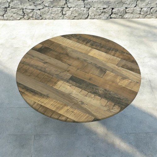 Rustic Maple Effect Round Table Tops...