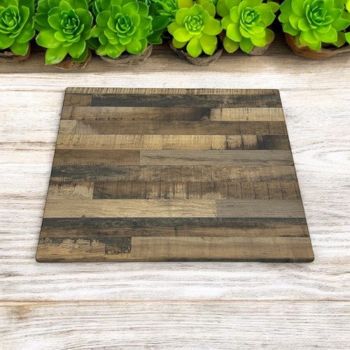 Rustic Maple Effect Square Table Tops...