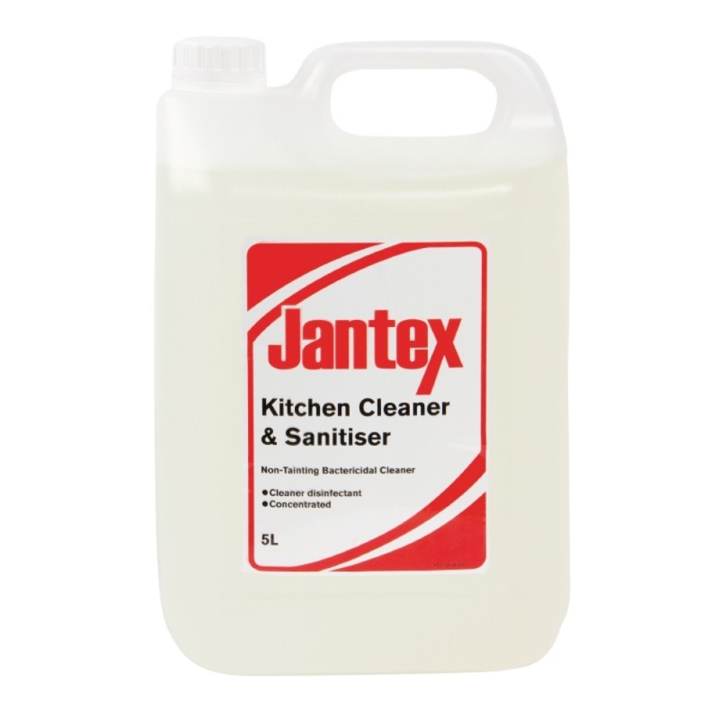 Jantex Kitchen Cleaner and Sanitiser Concentrate 5Ltr CF969 N...