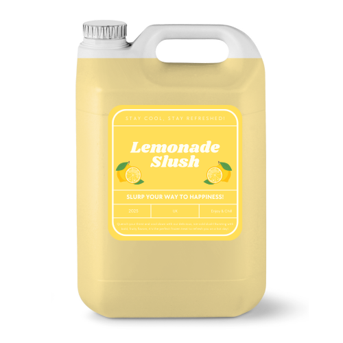 Slush Machine Syrup Lemonade Flavour 5Ltr Concentrate , Premium Slushie Frozen Drinks