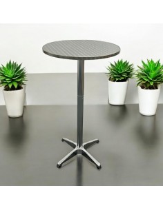 Aluminium Poseur High Table
