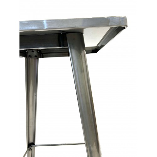 Silver Metal Tolix High Tables