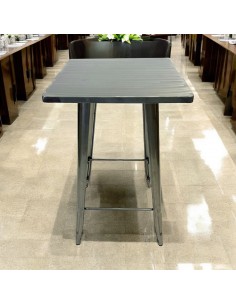 Silver Metal Tolix High Tables