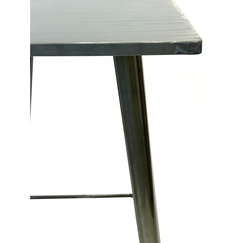 Silver Metal Tolix High Tables