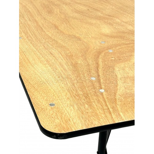 6ft x 2’6” Varnished Wooden Table
