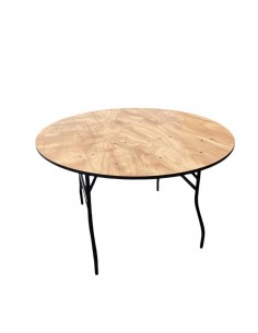 4ft Round Varnished... 2