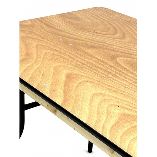 4ft Varnished Wooden Table
