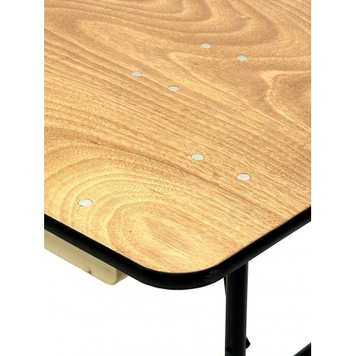 4ft Varnished Wooden Table