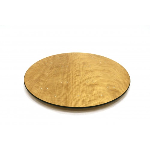 5′ 6” Round Varnished Banquet Table