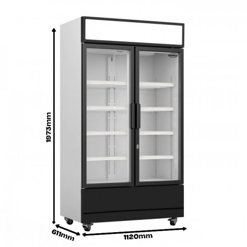 Double Glass Door Refrigerator FCU...