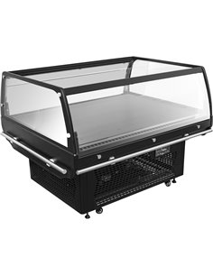 Refrigerated Promotion Display Cabinet 230 Litres Ventilated Cooling 1360x1095x960mm | Stalwart DA-BLUEL234