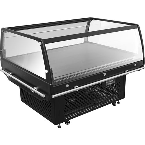 Refrigerated Promotion Display Cabinet 230 Litres Ventilated Cooling 1360x1095x960mm | Stalwart DA-BLUEL234