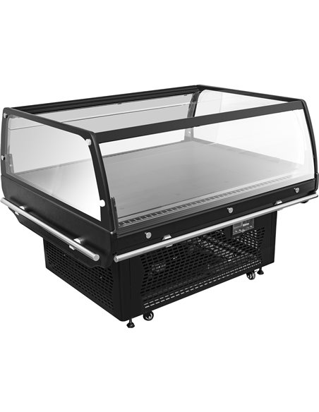 Refrigerated Promotion Display Cabinet 230 Litres Ventilated Cooling 1360x1095x960mm | Stalwart DA-BLUEL234