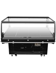 Refrigerated Promotion Display Cabinet 230 Litres Ventilated Cooling 1360x1095x960mm | Stalwart DA-BLUEL234 2