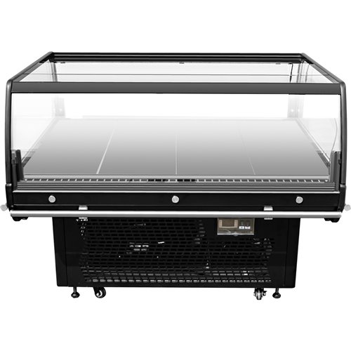 Refrigerated Promotion Display Cabinet 230 Litres Ventilated Cooling 1360x1095x960mm | Stalwart DA-BLUEL234