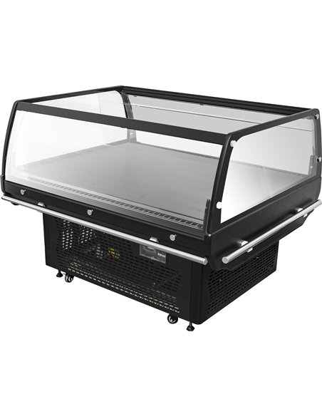 Refrigerated Promotion Display Cabinet 230 Litres Ventilated Cooling 1360x1095x960mm | Stalwart DA-BLUEL234