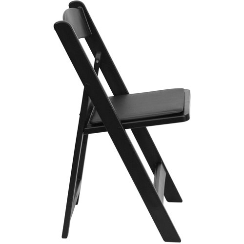 Foldable Chair Polypropylene Resin Black | Stalwart DA-AX240