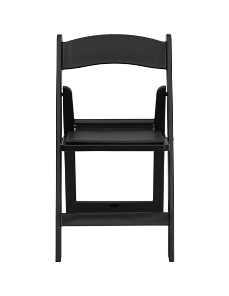 Foldable Chair Polypropylene Resin Black | Stalwart DA-AX240