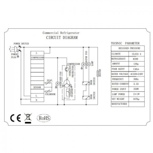 Stalwart Ecofrost 2 Door S/S 1200lt...