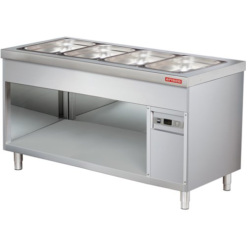 Professional Bain Marie with Open Cupboard 5xGN1/1 | Stalwart DA-BTEB718FN