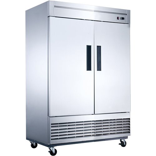 1200lt Commercial Upright Freezer Double Door Stainless Steel | Stalwart DA-D55F