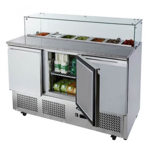 Atosa Ice-A-Cool Glass Top Marble...