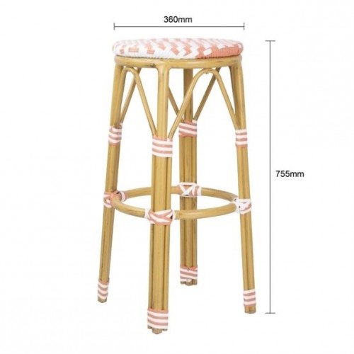 Bolero Parisian Style PE Rattan Bar... Bolero Parisian Style PE Rattan Bar...