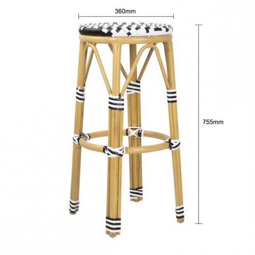 Bolero Parisian Style PE Rattan Bar... Bolero Parisian Style PE Rattan Bar...