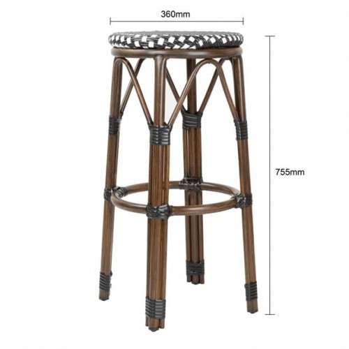 Bolero Parisian Style PE Rattan Bar... Bolero Parisian Style PE Rattan Bar...