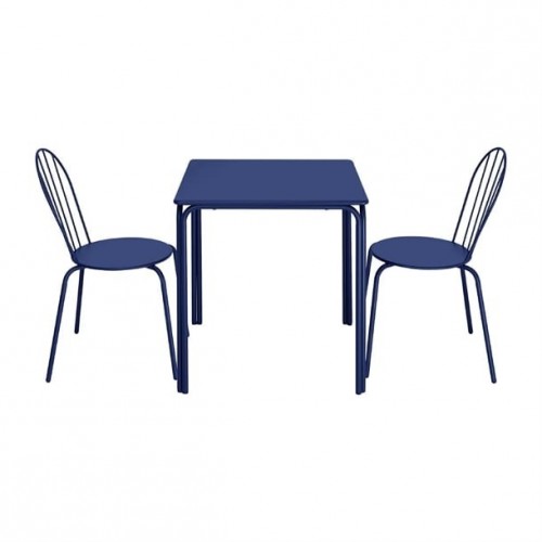 Bolero Adeline Steel Square Table...