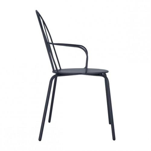 Bolero Adeline Arm Chairs Slate Blue...