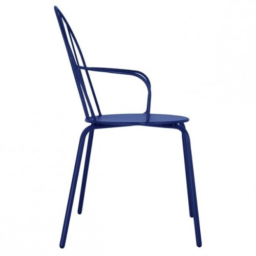Bolero Adeline Arm Chairs Dark Navy...