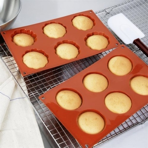 Vogue Silicone Round Mould 6 Cup