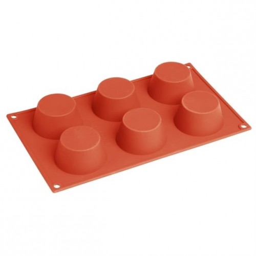 Vogue Silicone Round Mould 6 Cup