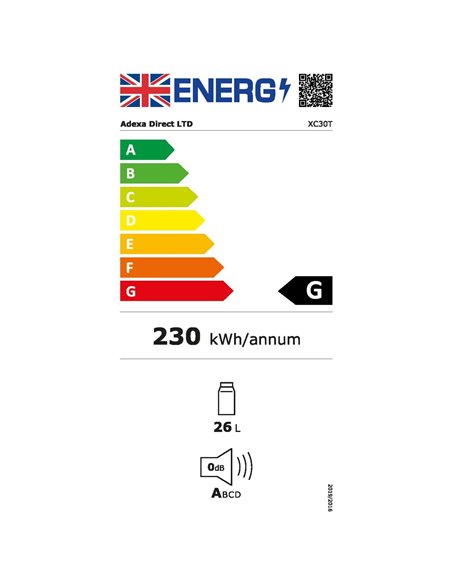 28lt Hotel Minibar Fridge Glass door | Stalwart DA-XC30T