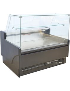 Refrigerated Promotion Display Cabinet 330 Litres Ventilated Cooling 1955x940x1200mm | Stalwart DA-KSCP2009SCE