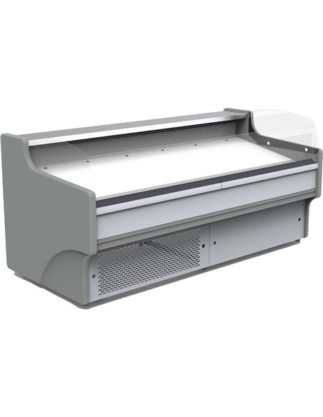 Open Deli Serve Over Counter 145 Litres Straight Glass Ventilated Cooling 1330x940x916mm | Stalwart DA-KSCP1309RF