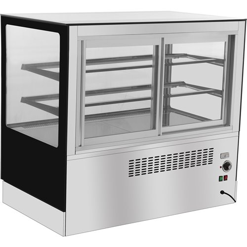 Heated Bakery and Cake Display Unit 2 Shelves 1800mm Width | Adexa ZHN010