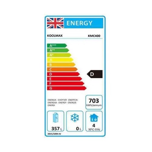Koolmax KMC400 Upright Single Door...
