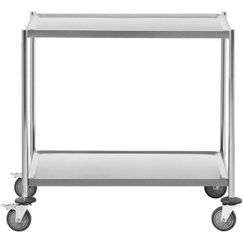Commercial Stainless Steel Trolley 2 Tier 100kg Max Load 750x405x810mm | Stalwart DA-19213