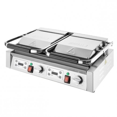 Buffalo Double Contact Grill Flat...